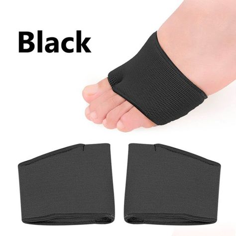 Par Almohadillas Metatarsianas Dedos Pies Negro Talla S-5