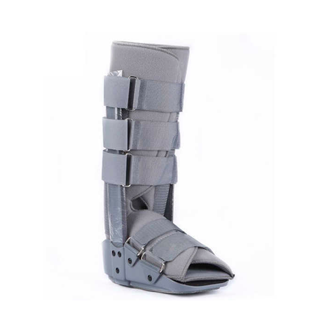Bota Ortopédica Inmovilizadora Larga Gris Premium Oneder Talla XL-0