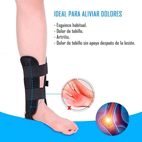 Tobillera Inmovilizadora Con Barras Laterales Lesion Talla S-4