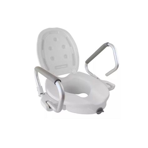 Alza Baño Con Apoyabrazos Y Tapa 714A-2