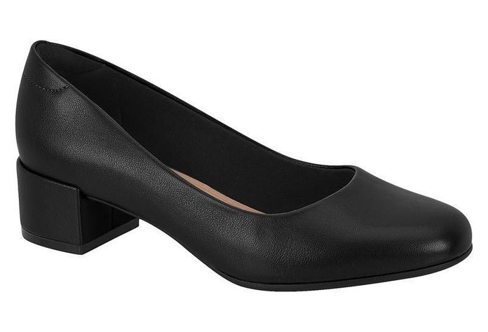 Zapato Mujer Taco Cuadrado Negro 4301-100- Beira Rio-1