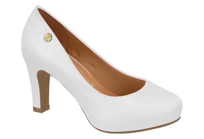 Zapato Mujer Taco Cuadrado Blanco 1840-301- Vizzano-0