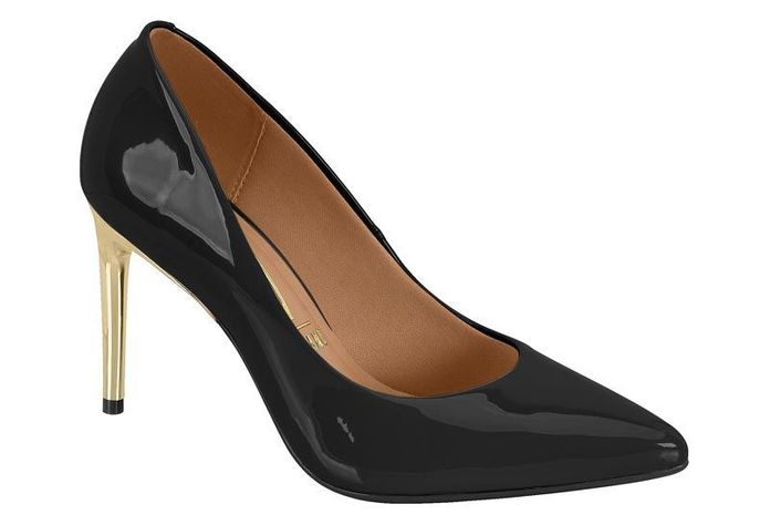 Zapato Mujer Taco Aguja Stiletto Negro 1344-200- Vizzano-0