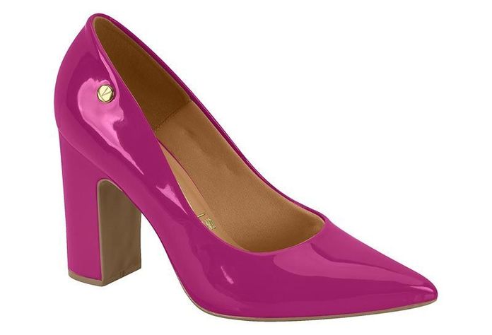 Zapato Mujer Taco Cuadrado Magenta 1285-400- Vizzano-0