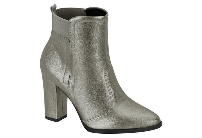 Botin Mujer Plateado 9043-133- Beira Rio-0