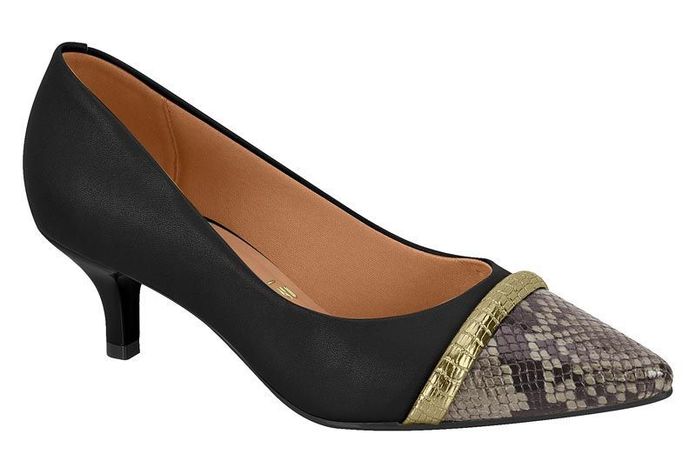 Zapato Mujer Taco Aguja Stiletto Negro 1122-878- Vizzano-0