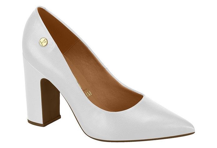 Zapato Mujer Taco Cuadrado Blanco 1285-400- Vizzano-0
