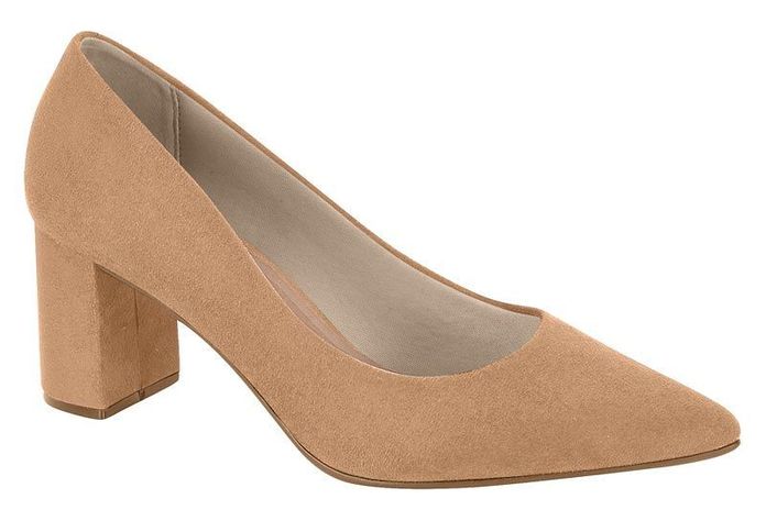 Zapato Mujer Taco Cuadrado Almendra 4241-200- Beira Rio-0