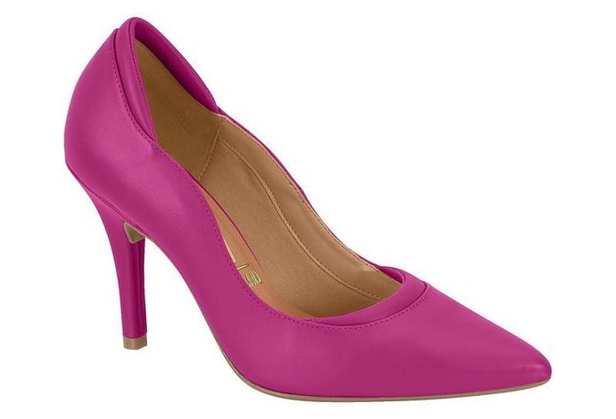 Zapato Mujer Taco Aguja Stiletto Magenta 1184-1169 Vizzano-0
