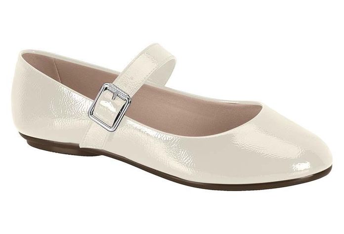 Ballerina Mujer Charol Blanco 5094-1652 Moleca-0