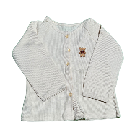 Pijama infantil para niños de 2 piezas 100 cm Caqui-0