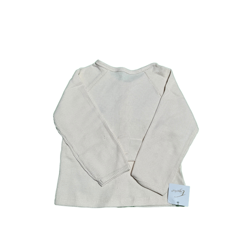 Pijama infantil para niños de 2 piezas 100 cm Caqui-2