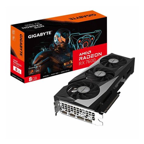 Tarjeta de Video Gigabyte Radeon RX 7600 GAMING OC 8G-0