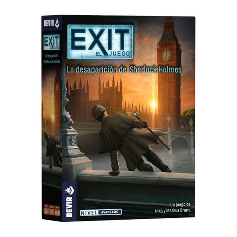 Juego de Mesa Exit: La desaparición de Sherlock Holmes-0