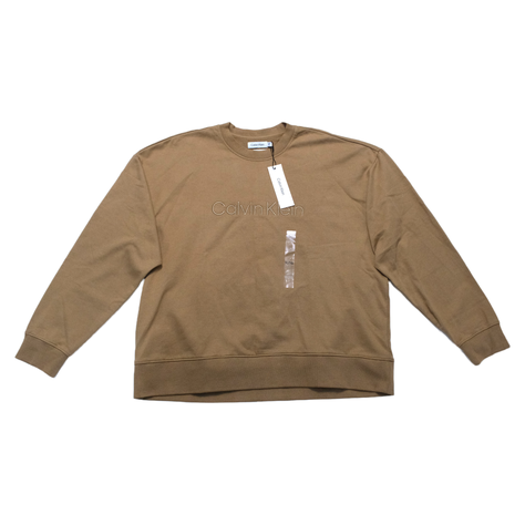 Poleron Hombre Calvin Klein Clasico Cafe Talla XL-0