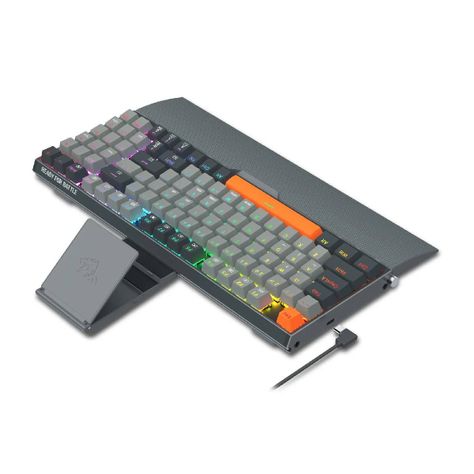 Teclado Mecanico Redragon Olaf Rgb Gris Switch Red-3