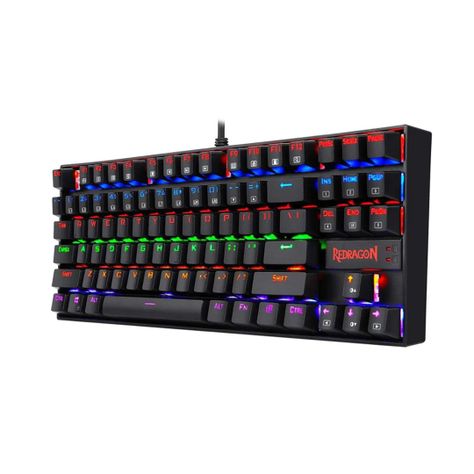 Teclado gamer Redragon Kumara K552 Red español negro rainbow-0