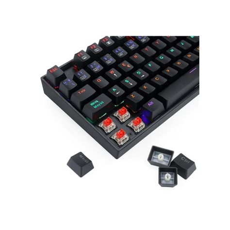 Teclado gamer Redragon Kumara K552 Red español negro rainbow-1