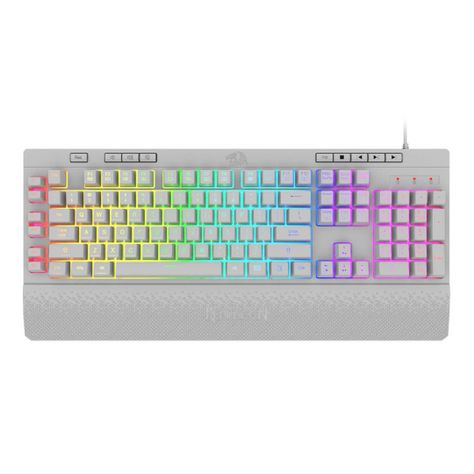 Teclado Redragon Shiva White K512W-RGB-1-SP Español-0
