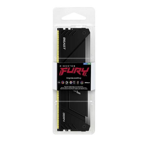 Memoria RAM Kingston FURY Beast RGB de 8GB DDR4 3200MHz DIMM-1