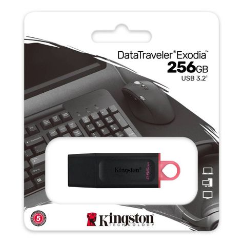 Pendrive Kingston Exodia 256GB USB 3.2 DTX/256GB-2