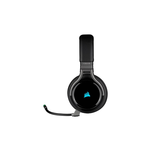 Audifonos Gamer Corsair Virtuoso Negro Carbon inalámbricos-1