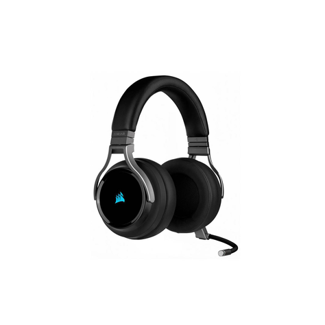 Audifonos Gamer Corsair Virtuoso Negro Carbon inalámbricos-2