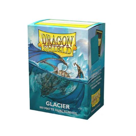 Protector Dragon Shield: Standard DUAL- Matte Glacier Miniom-0