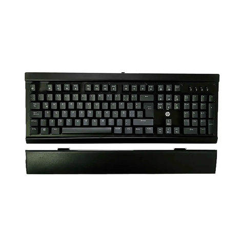 Teclado Gamer Mecanico HP GK500 RGB SW Blue Negro RGB USB-2