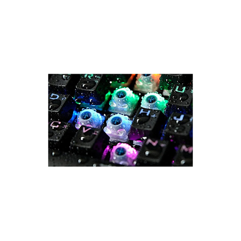 Teclado Gamer Mecanico HP GK500 RGB SW Blue Negro RGB USB-3