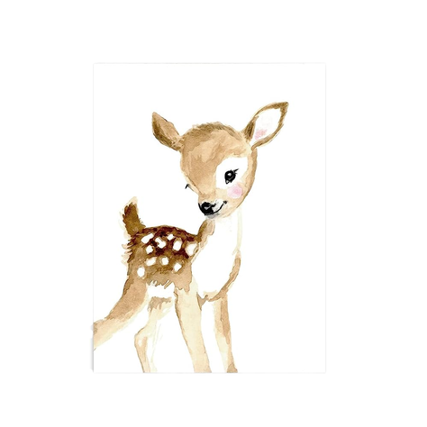 Imagen decorativa Nordica Ciervo 30x40 cm-0
