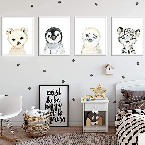 Imagen decorativa Nordica Ciervo 30x40 cm-2