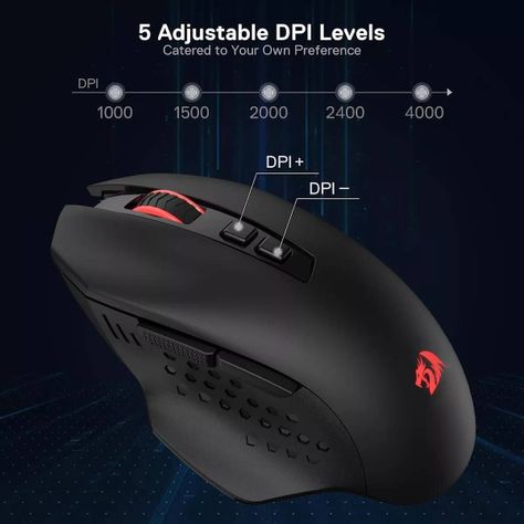 Mouse Inalambricos Redragon Gainer Wireless - M656-4