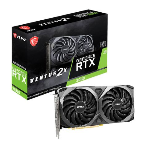 Tarjeta Gráfica MSI GeForce RTX 3060 VENTUS 2X OC 12GB GDDR6-0