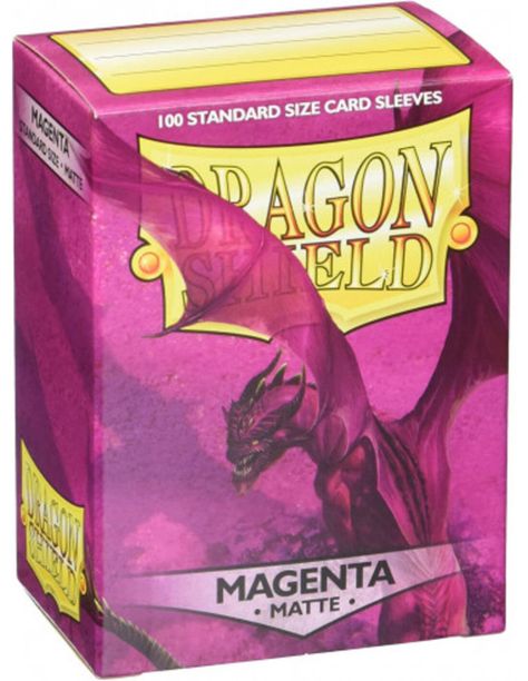 Protectores Dragon Shield 100 Standard Matte Magenta-0