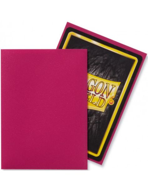 Protectores Dragon Shield 100 Standard Matte Magenta-1