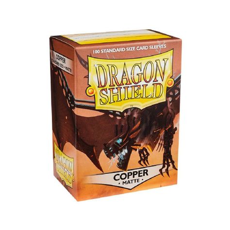 Protectores Dragon Shield 100 - Standard - Copper Matte-0