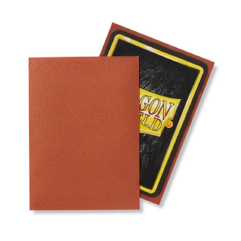Protectores Dragon Shield 100 - Standard - Copper Matte-1