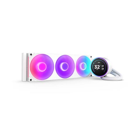 Refrigeración Líquida Kraken Elite 360 RGB V2 White 360mm-0