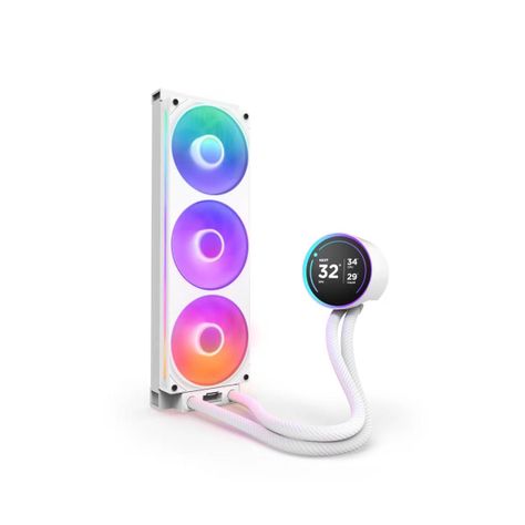 Refrigeración Líquida Kraken Elite 360 RGB V2 White 360mm-1