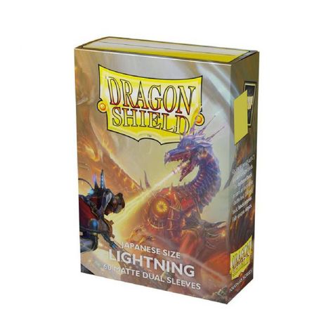 Protector Dragon Shield: Japanese DUAL- Matte Lightning 60-0