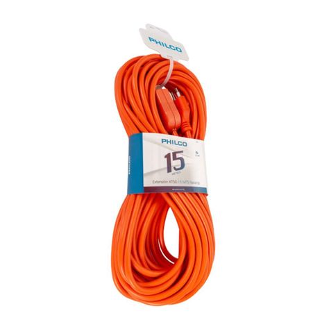 Cable Extension 15 Metros Philco XT49 Naranjo-0