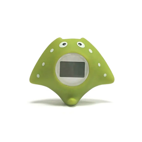 Termometro de Mantaraya para bebé con alarma de altas temperaturas-3