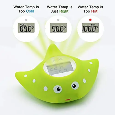 Termometro de Mantaraya para bebé con alarma de altas temperaturas-5