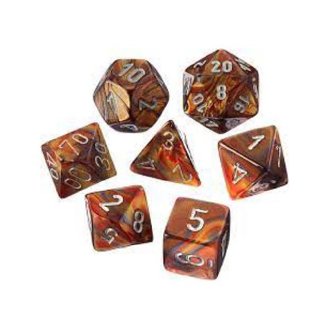 7-DIE SET MINI LUSTROUS GOLD/SILVER-0