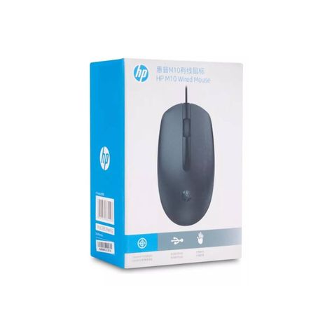 Mouse HP M10 BK Alambrico, Color Negro 29HPVM10BK-2