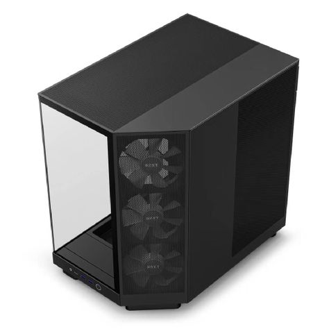 Gabinete NZXT H6 Flow RGB ATX Dual-Chamber Negro-2