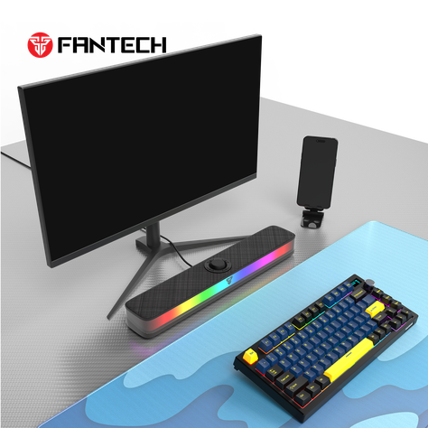 Parlante de Barra Fantech PRO RGB Negro GS151-4