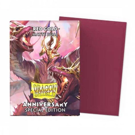 Protectores Dragon Shield, Matte Dual: Red Gold- Anniversary-0