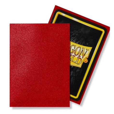 Dragon Shield Sleeves: Standard- Matte Ruby (100 ct.)-1